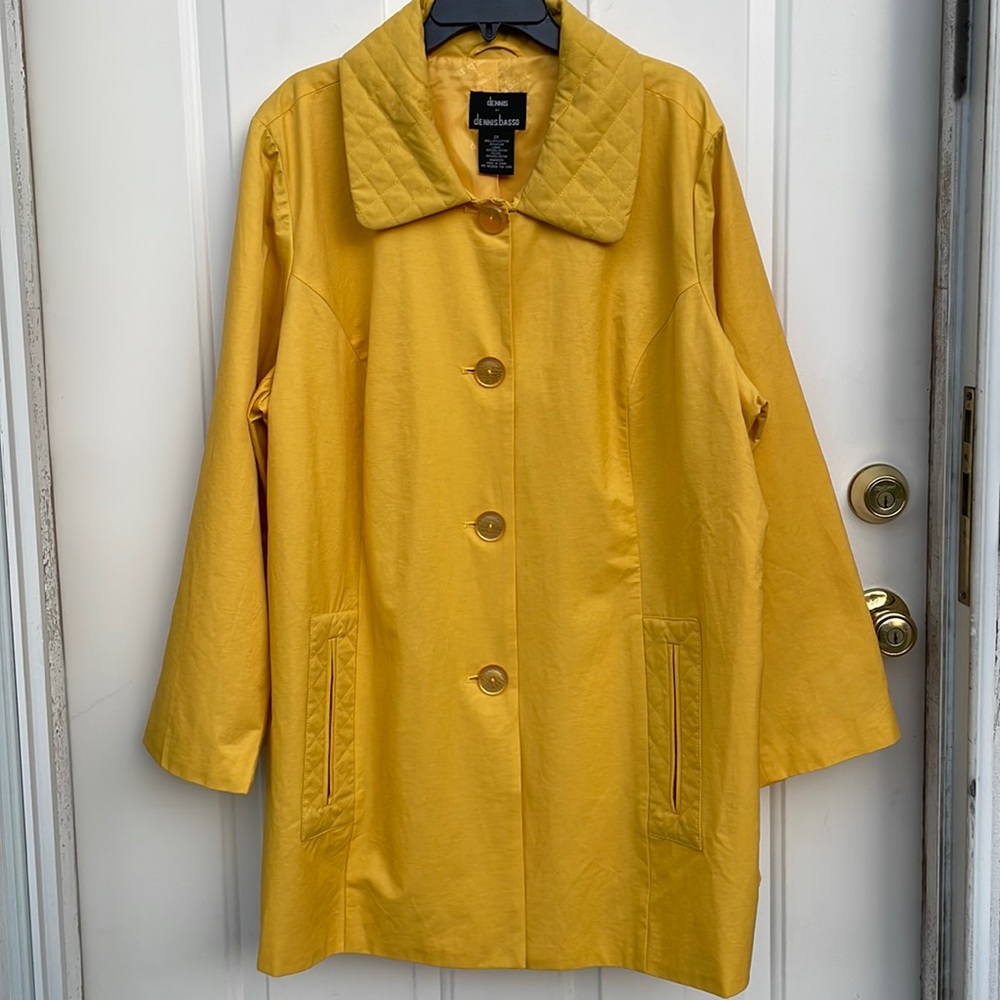 Dennis by Dennis Basso button front jacket 2X NWT